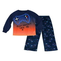 Wonder Nation Erkek Çocuk 2'li Pijama Takımı Beden 4'lü & Husky