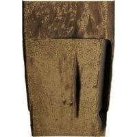 Ekena Millwork 4 H 8 D 72 W Pecky Cypress Fau Ashford Kornişli Ahşap Şömine Mantel Seti, Doğal Altın Meşe