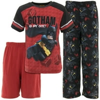Lego Batman Erkek Çocuk Grafik Pijama Pijama Takımı
