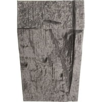 Ekena Millwork 4 H 6 D 72 W Elle Kesilmiş Fau Ahşap Şömine Mantel Seti w Ashford Kornişleri, Perdahlı Çam