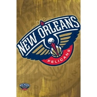 New Orleans Pelikanları 22 34 Logo Posteri