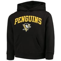 Gençlik Siyah Pittsburgh Penguins Takım Logosu svetşört