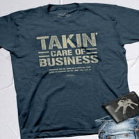 Işık kaynağı Takin’Bakımı iş pamuklu erkek tişört, Denim Heather 2XL