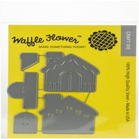 Waffle Çiçek Kalıbı-Zencefilli Ev