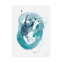 Haziran Erica Vess tarafından Marka Güzel Sanatlar 'Aqua Orbit IV' Tuval Sanatı