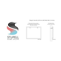 Stupell Industries Katmanlı Soyut Kalın Fırça Darbeleri Nötr Kahverengiler Boyama Boyama Beyaz Çerçeveli Sanat Baskı